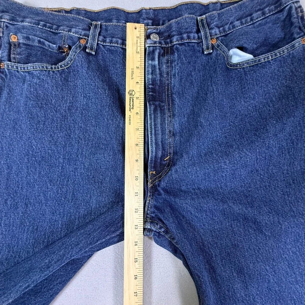 Levis 550 Relaxed Fit Tapered Leg Blue Denim Jeans Mens 40x32 Medium Wash‎